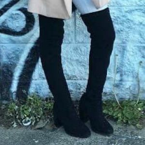 Thigh High Heeled Boots